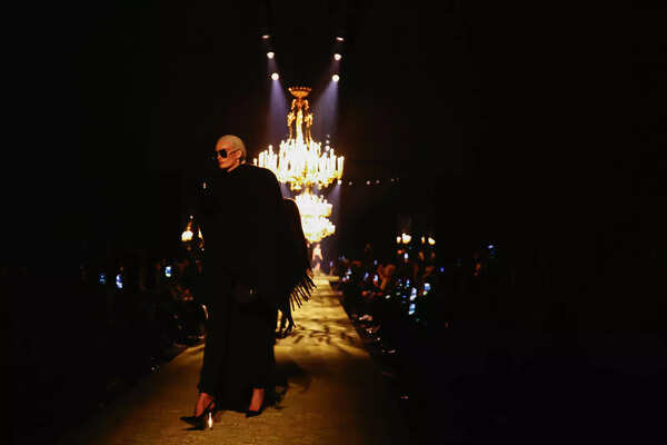 Saint Laurent Fall-Winter 2023/2024 collection at Paris Fashion Week
