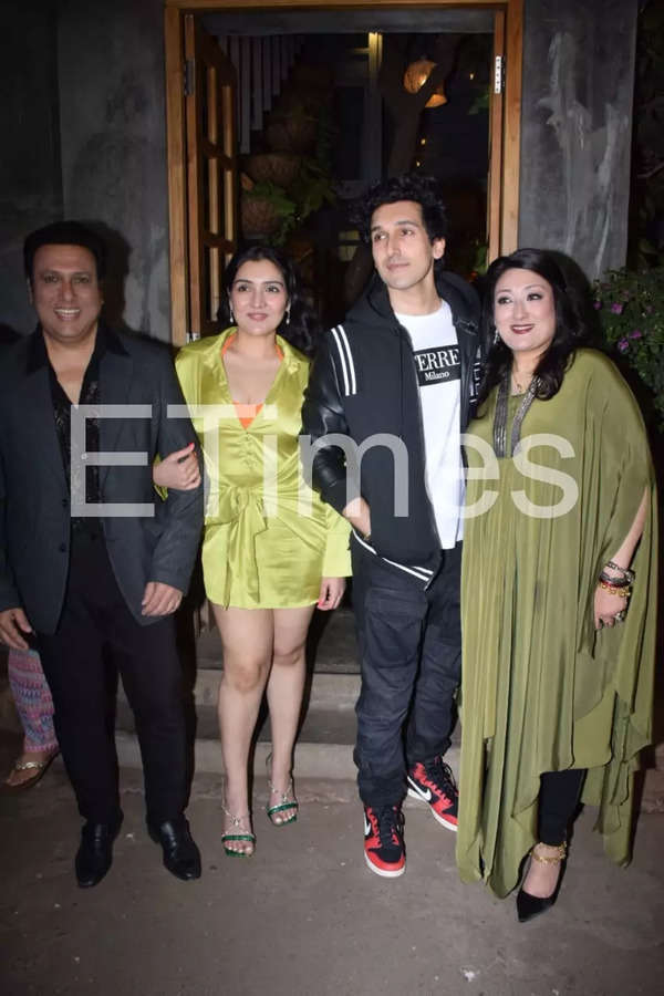 Govinda Celebrates His Son Yashvardhan Ahujas Birthday With Wife