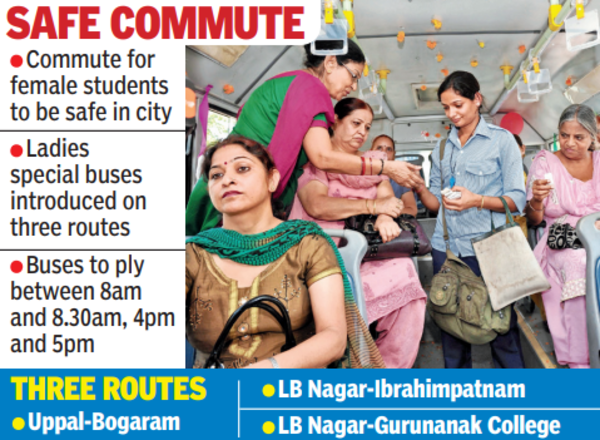 Ahead of women’s day, TSRTC to ply ladies spl services