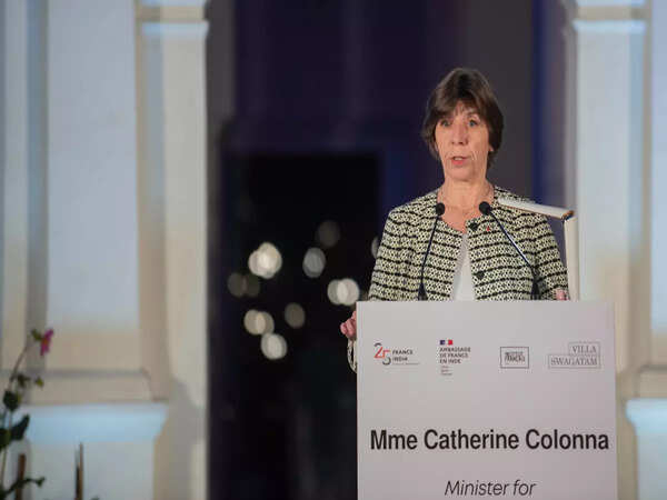 French Minister for Europe and Foreign Affairs Catherine Colonna