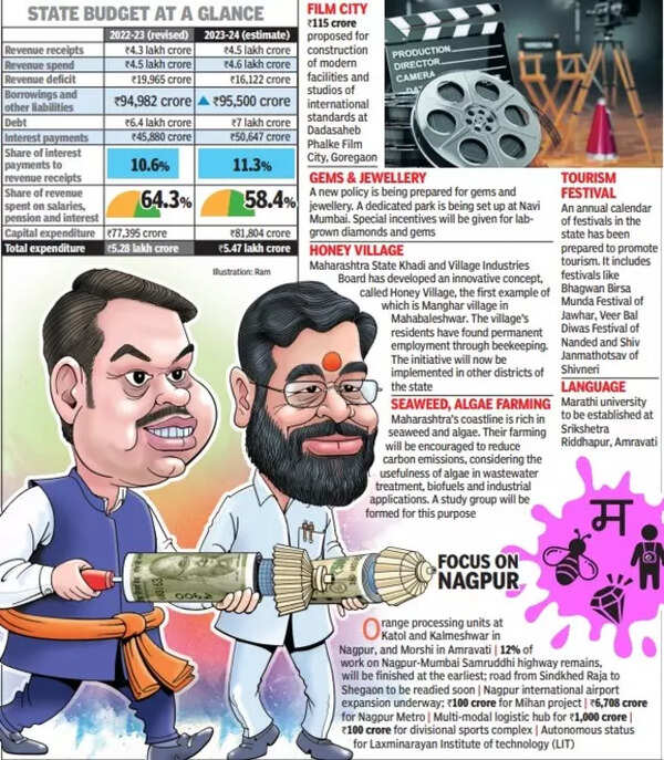 Maharashtra budget news Sop shower Rs 6,000 each for over 1 crore