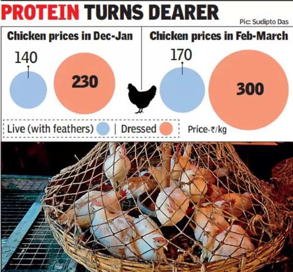 Chicken Demandsupply Gap Pushes Up Chicken Price To 300/kg Kolkata