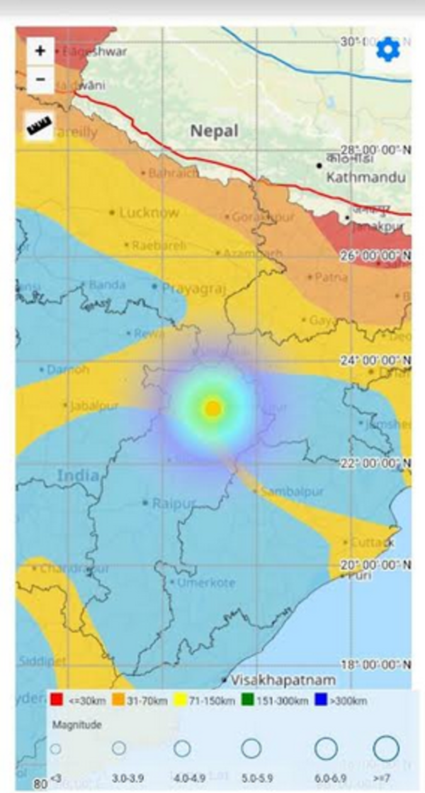 Chhattisgarh Earthquake News: Mild earthquake in Chhattisgarh ...