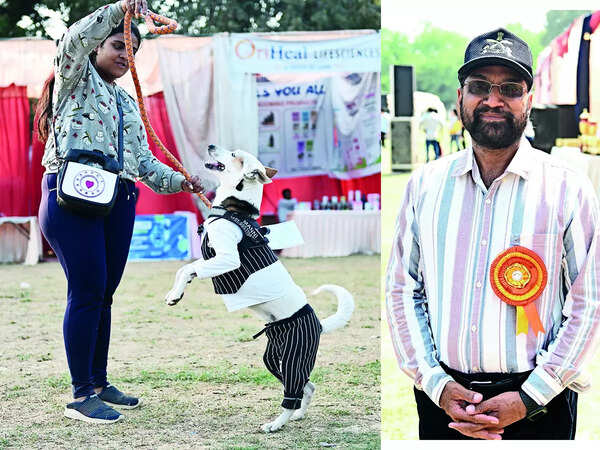 (L) Deblina Mukherjee (Manni- Indie) (R) Maj Gen Ranjeet Singh