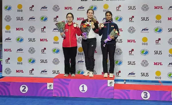 ISSF World Cup: Manu Bhaker ends two-year wait with bronze, Doreen ...