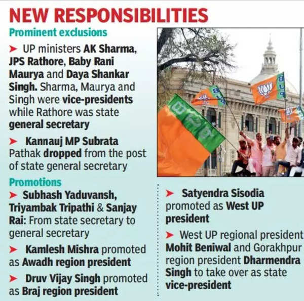 New Up Team For Steering Bjp In 2024 Ls Elections Lucknow News
