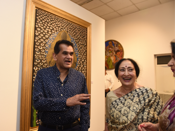 Amitabh Kant and Sharon Lowen