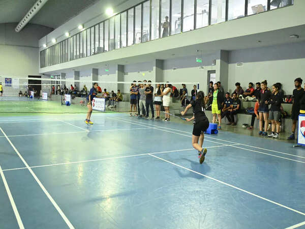 Badminton competition on the Day 3 of Sportikon at BU