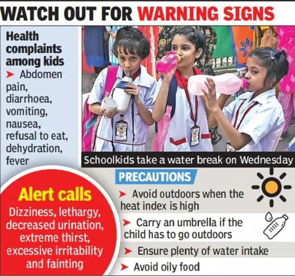 Scorching sun may take a toll on kids' health Kolkata doctors