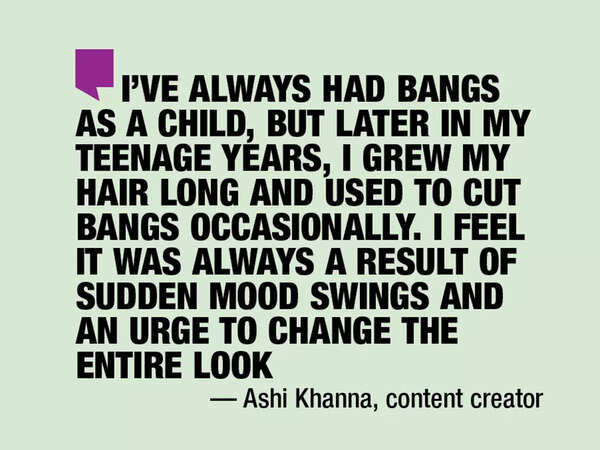 Ashi Khanna on why she cut her bangs