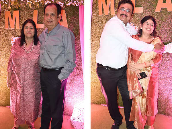 (L) Sashi and Pawan (R) Vinay and Chaya