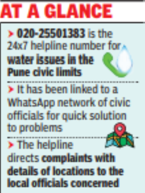 Water helpline flooded with calls; residents left high & dry in Pune