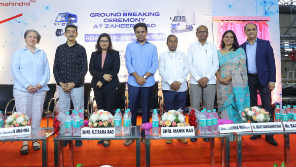Mahindra & Mahindra starts work of Rs 1,000 crore EV plant in Zaheerabad