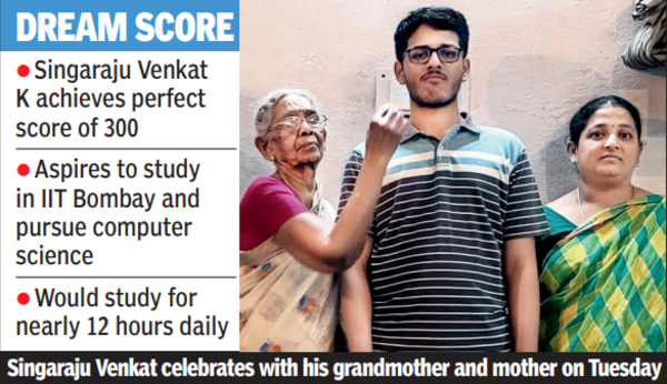 City boy secures perfect score of 300 in JEE Mains, session II