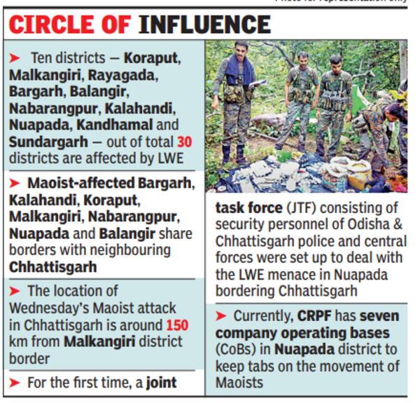 Odisha Police Sounds Alert In Districts Bordering Chhattisgarh After ...