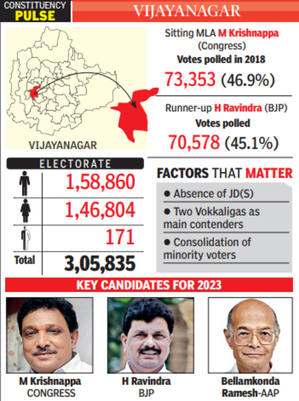 Vijayanagar seat candidates