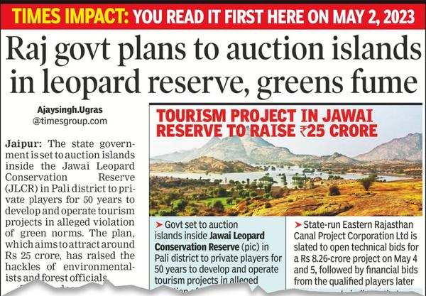 Tendering agency seeks Jawai land status report from govt