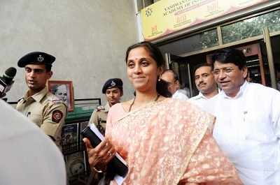 BMC Elections 2017: NCP leader Supriya Sule enjoys her bike ride to Thane for campaigning