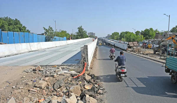 Vadaj flyover nears finish, but traffic doubts grow
