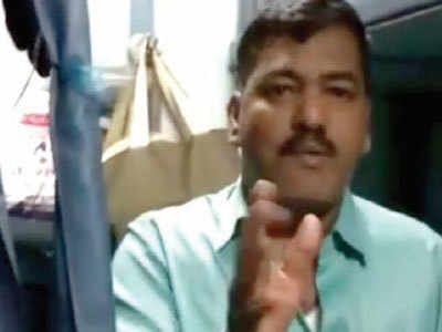 Two cops booked for drinking in train