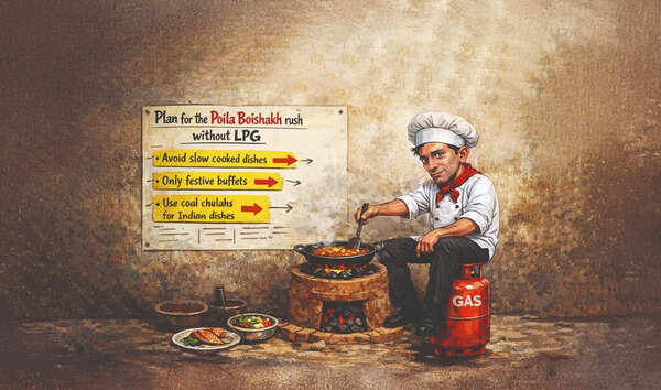 Kolkata’s not letting the LPG crisis cancel Poila Boishakh
