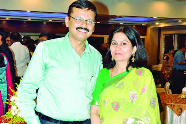 Vijay Kumar Singh and wife Pallavi’s 25th wedding anniversary party in Patna