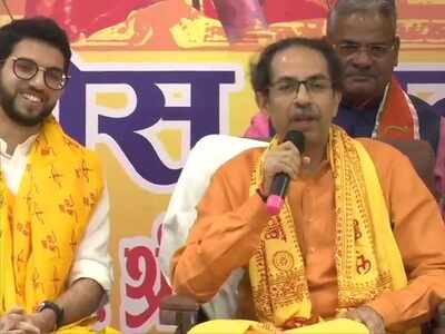 'Parted ways with BJP, not with Hindutva': CM Uddhav Thackeray announces Rs 1 crore for Ram temple during Ayodhya visit