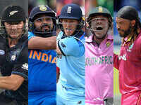 Top five batsmen with most sixes in an ODI innings 