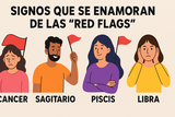 ¿Qué signos del zodiaco se enamoran de las “red flags”?