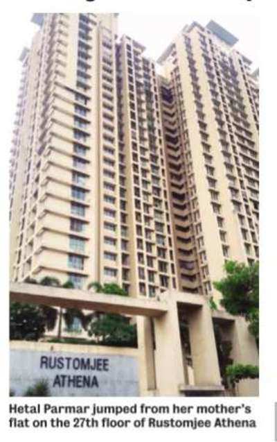 Thane: Shocked by mother's death, woman jumps off highrise
