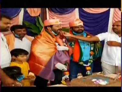 3 booked, but BJP MLA from Turuvekere, M Jayaram spared