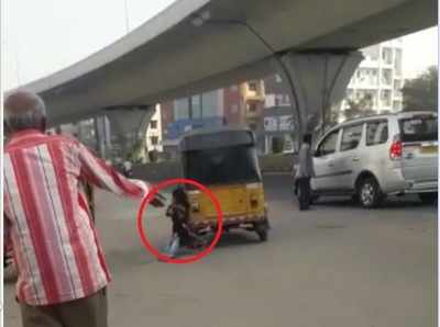 Hyderabad: Woman dragged for 200 metres by autorickshaw