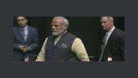 Howdy Modi: PM Narendra Modi arrives on stage to rousing welcome 