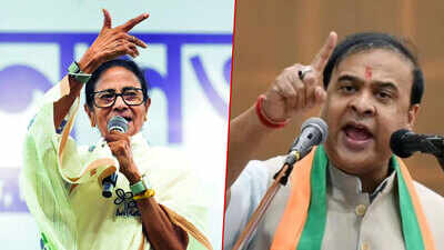 TMC vs Himanta Biswa Sarma Erupts As Mamata Banerjee Row Sparks Election  Commission Complaint