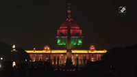 Watch: Rashtrapati Bhavan lights up in Tricolour on eve of R-Day 