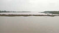 Puligadda Bridge in Andhra's Krishna district submerged 