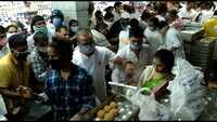 Hyderabad: Heavy rush, no social distancing as Tirupati Shrine board distributes ladoos 