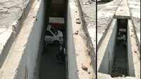 Mind the gap: Gaping holes mar Delhi’s Ashram flyover 