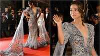 Hina Khan dazzles in a sparkling gown for her first-ever Cannes appearance 