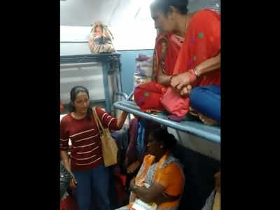 Pass holders harass passengers for seats in Surat-Mumbai Intercity Express