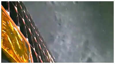 Chandrayaan-3 Moon Landing Live Updates: Isro shares images taken by Vikram lander prior to touchdown on Moon
