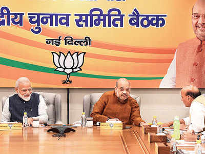 BJP core group meets, but keeps guessing game on