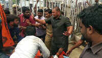 Students' suicide: ABVP activists protest at KCR's camp office 