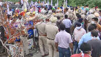Farmers protest against agriculture related ordinances in Amritsar 