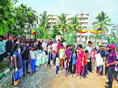 Nallurahalli Lake gets Rajyotsava shine, thanks to locals