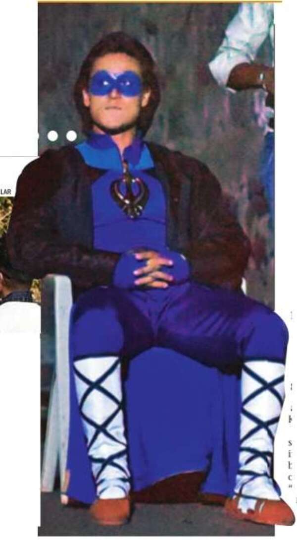 Snapped:  Jackie Shroff's cub in action at Film City Studio