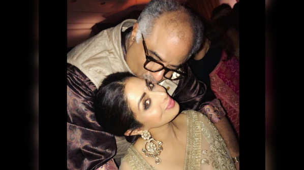 Love is in the air for Sridevi and husband Boney Kapoor