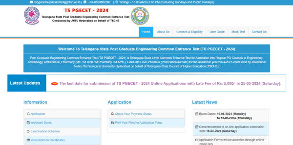 TS PGECET 2024 admit card tomorrow: Check steps  to download, revised exam schedule, exam pattern and more