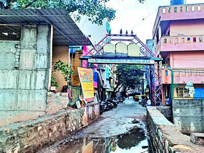 Woes spill out of encroached drain