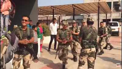 Gujarat Election 2017: Garba party held for jawans on polling duty in Ahmedabad's Jashodanagar